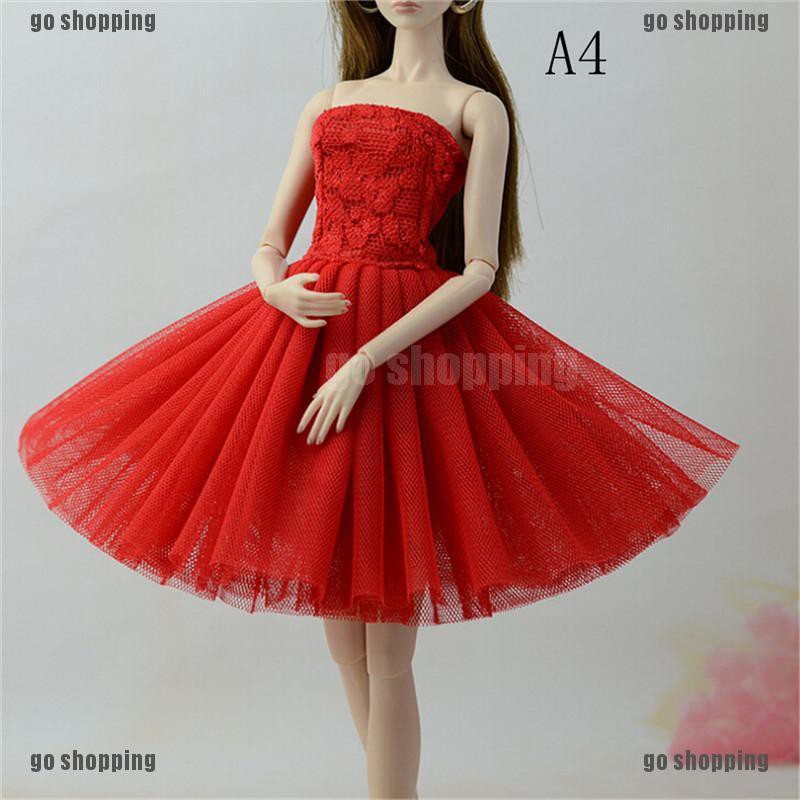 {go shopping}Handmade Doll Dress Clothes For 11'' 1/6 Dolls Party Sequin Tulle Gown Dress