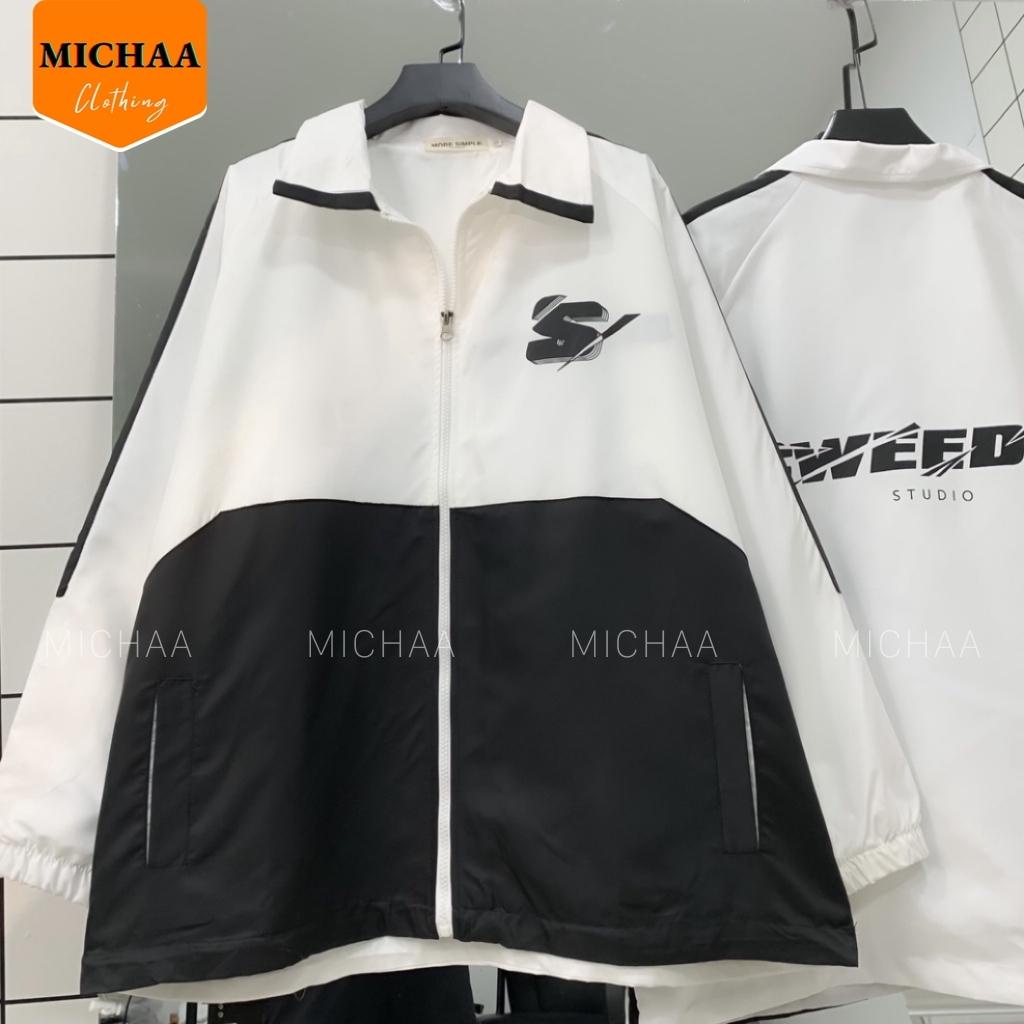 Áo Khoác Bomber Dù SWEEDER Nam Nữ Ulzzang Unisex Kiểu Form Rộng 2 Lớp Jacket - MICHAA
