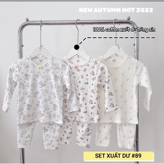 Combo 3 bộ cotton cho bé