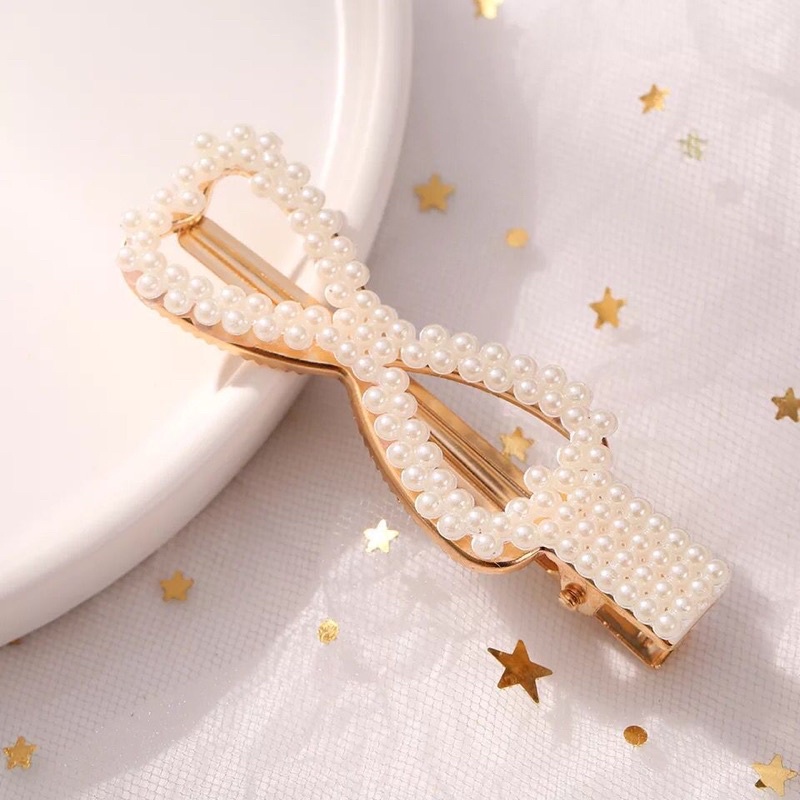 ❣️Kẹp tóc mái Hàn Quốc đính ngọc, phụ kiện tóc nữ xinh xắn dễ thương thích hợp đi chơi, chụp ảnh, đi làm