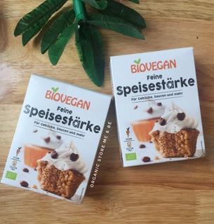 Tinh bột bắp hữu cơ Biovegan 250g