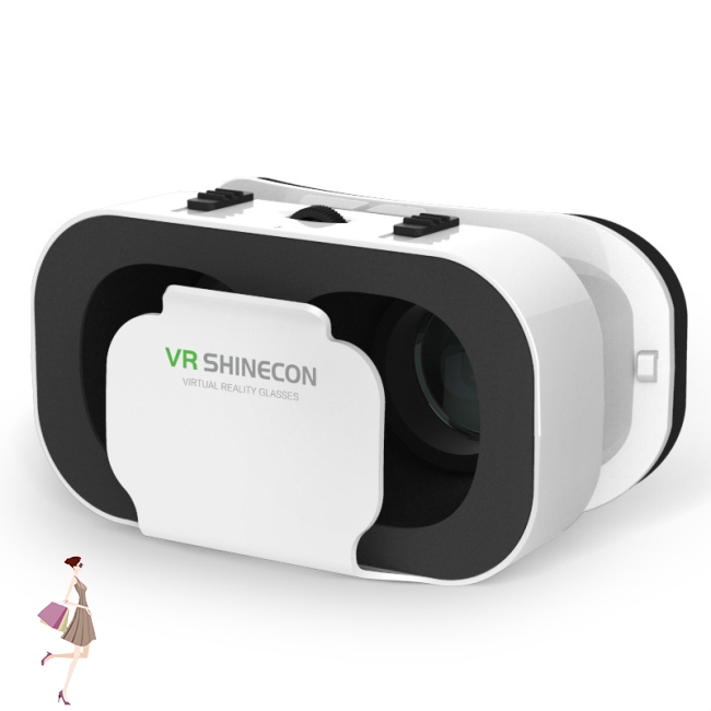 Hộp kính thực tế ảo xem phim 3D VR SHINECON G05A cho điện thoại 4.7-6.0 inch Android iOS