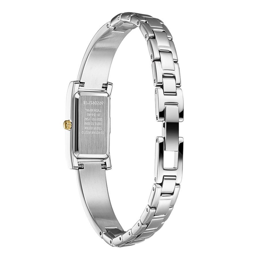 Đồng Hồ Citizen Nữ Đính Đá Swarovski Dây Kim Loại Pin-Quartz EZ6364-59A - Mặt Trắng (