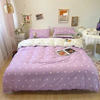 Bộ chăn ga Cotton Poly - Tim
