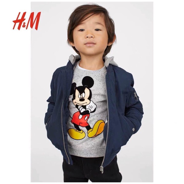 Áo phao bomber HM size 3-10y
