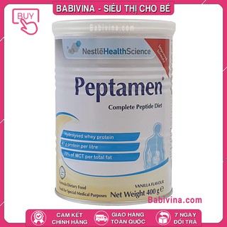 [CHÍNH HÃNG] Sữa Bột PEPTAMEN 400g | Hãng Nestle Việt Nam | Babivina Sữa Chính Hãng, Bán Lẻ Giá Sỉ