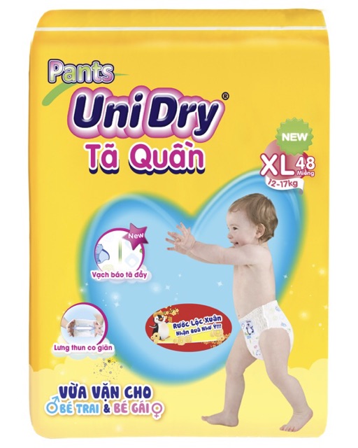 Tã quần Unidry (M60; L54; XL48; XXL 44)