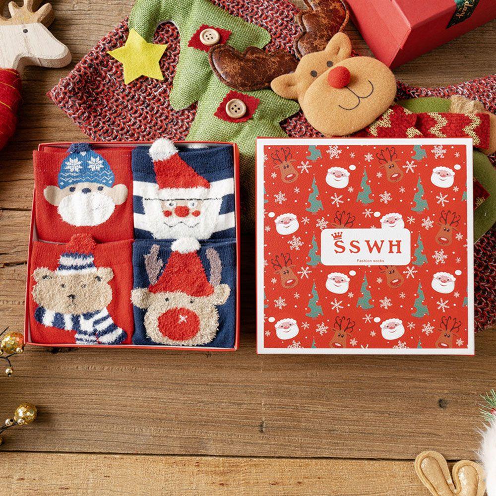 Hộp Đựng Vớ Họa Tiết Giáng Sinh Dễ Thương