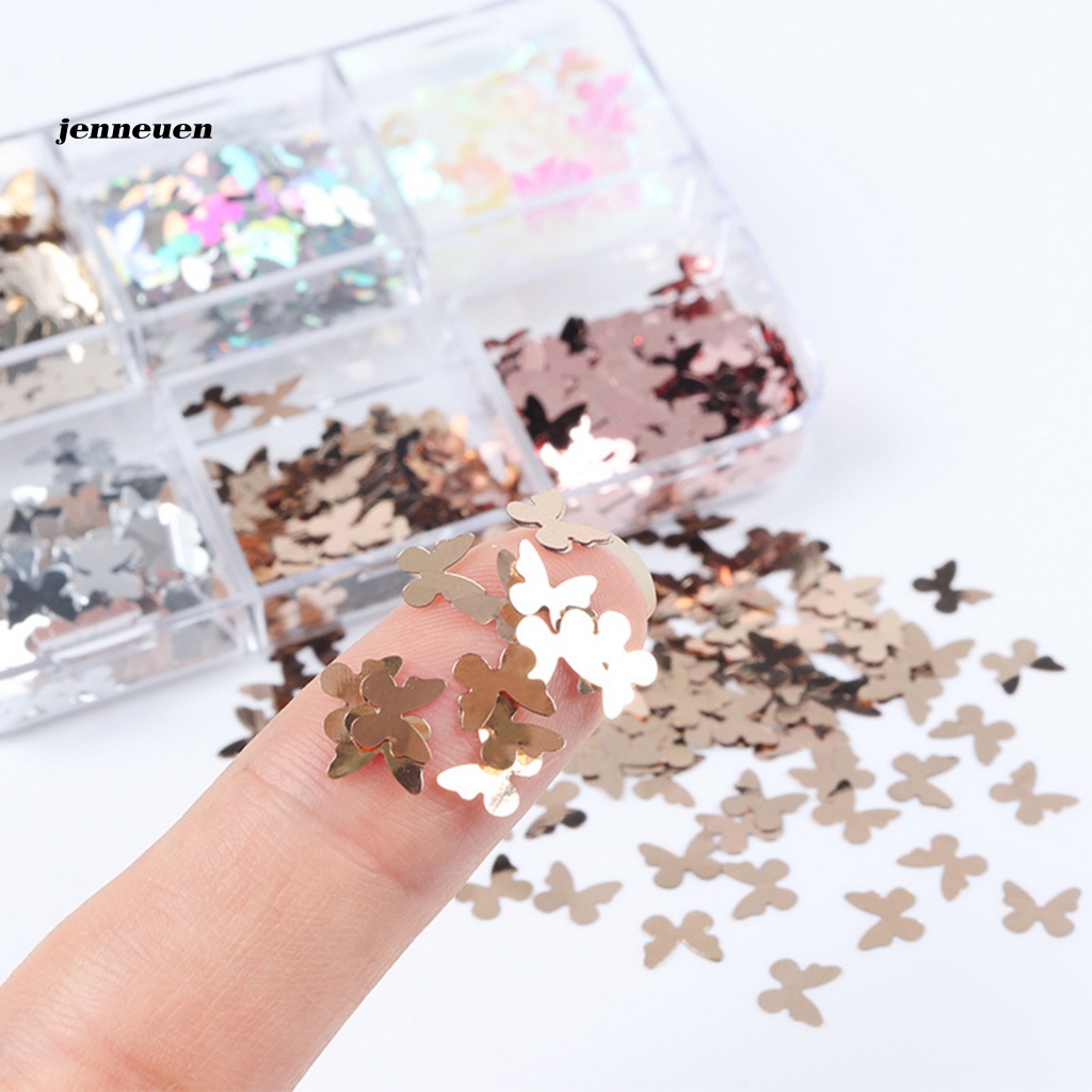 Phụ Kiện Lá Kim Tuyến Trang Trí Móng Tay Không Phai Màu