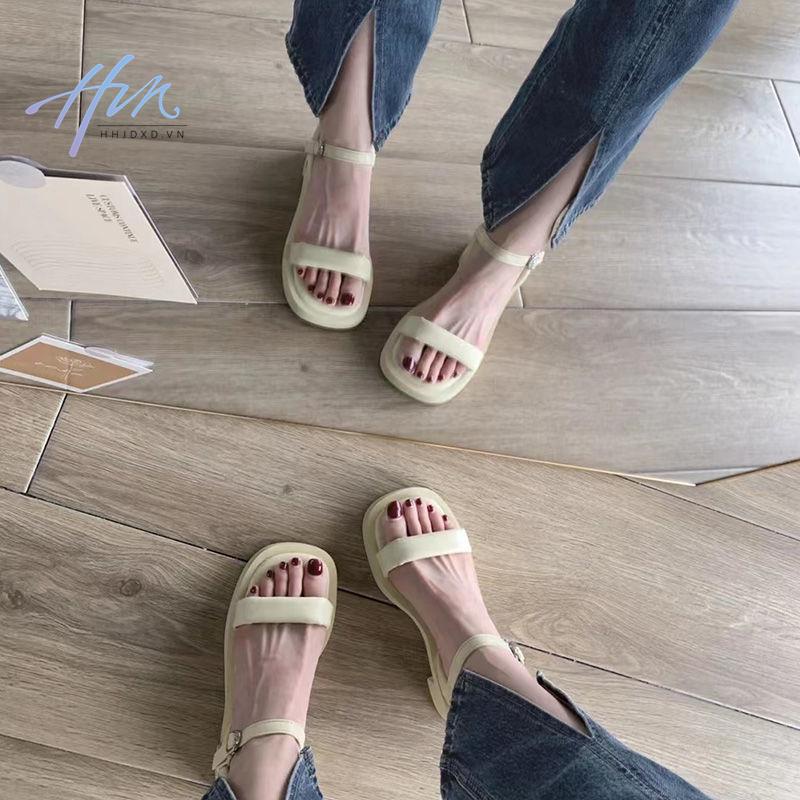 Giày Sandal Cao Gót Hở Ngón Thời Trang Mùa Hè Phong Cách Pháp Hàng Mới 2022 Dành Cho Bạn Nữ