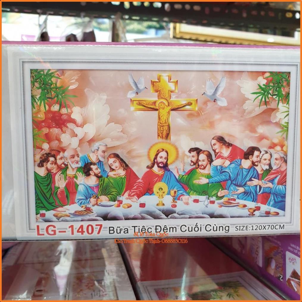Tranh đính đá BỮA TIỆC LY (Đá ABC cao cấp. Kích Thước: 120 x 70Cm