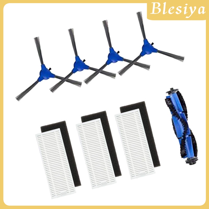Set 11 sản phẩm gồm chổi chính/ chổi bên và bộ lọc thay thế cho Eufy Robovac 11s 30