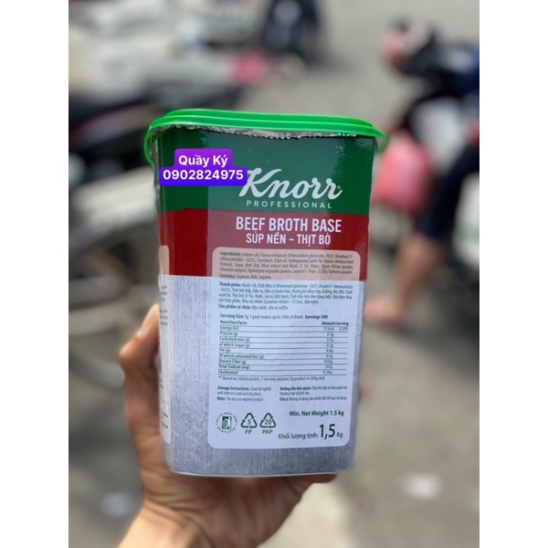 BỘT SÚP NỀN BÒ KNORR 1,5kg