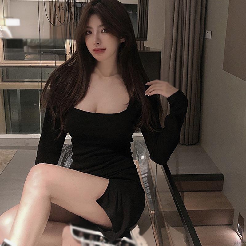 Đầm ôm dáng tay dài thời trang cho nữ