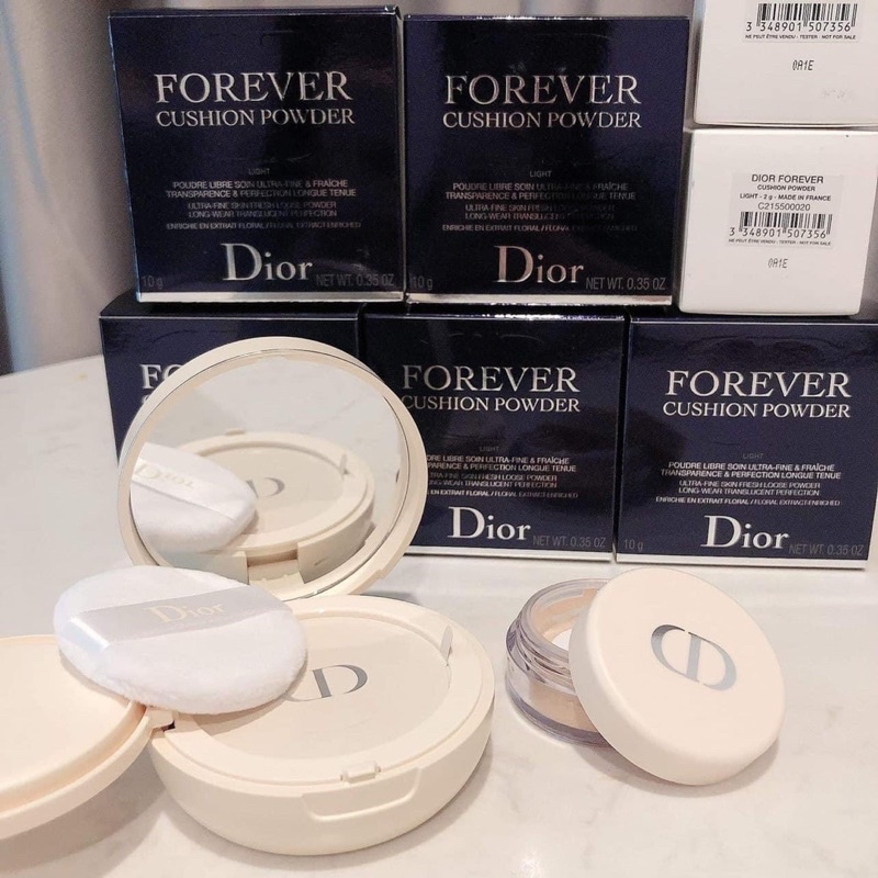 Phấn Phủ Cushion Dạng Bột Lỏng DIOR Forever Cushion Powder Limited ( Mới Nhất 2021 )