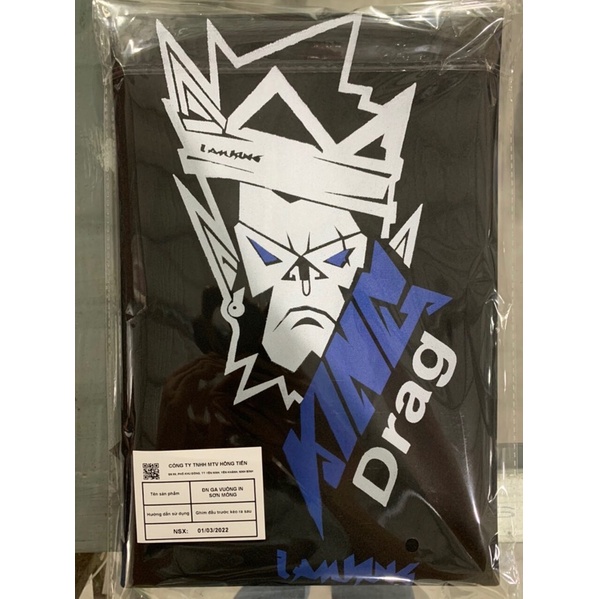 Vỏ da bọc yên xe đa năng sơn hình King Drap - thương hiệu Hồng Tiến