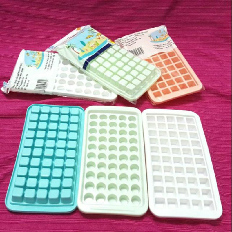 KHAY LÀM THẠCH, KHAY LÀM ĐÁ VỈ 50 VIÊN