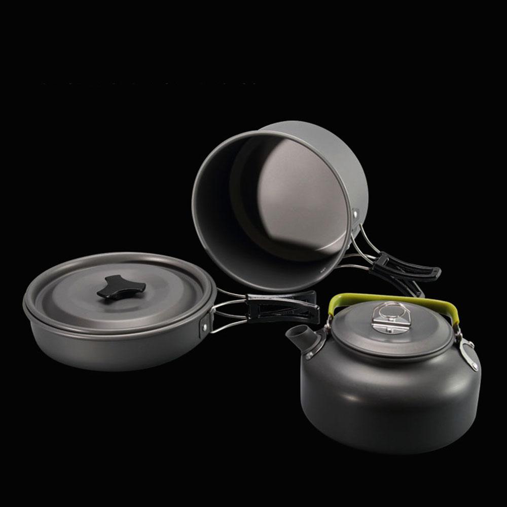 MAYSHOW Bộ Dụng Cụ Nấu Ăn Cắm Trại Cho 2-3 Người