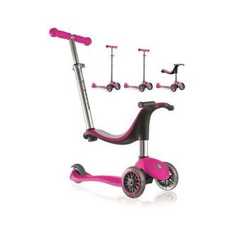 Xe trượt Sscooter GLOBBER MY FREE SEAT 4 in 1 -Hồng