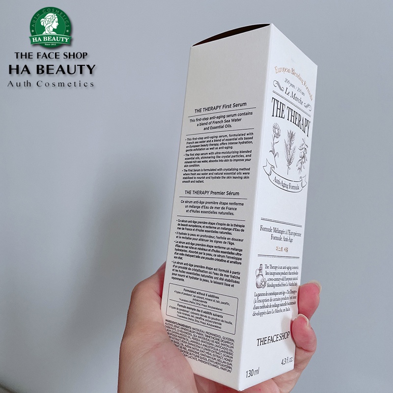 Nước thần chống lão hóa phục hồi da dưỡng ẩm The Face Shop The Therapy First Serum 130ml