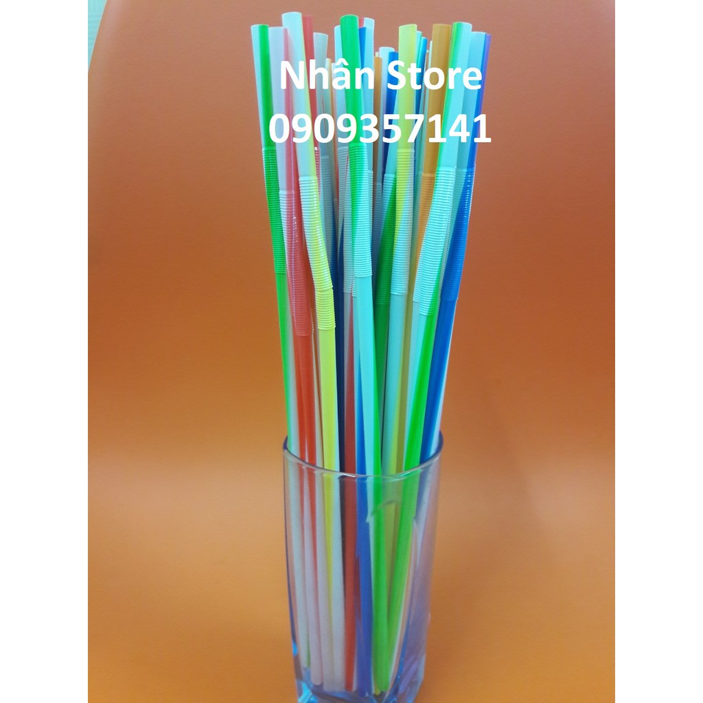 Ống hút nghệ thuật Tân Tường Khang - 1 bịch 50 ống