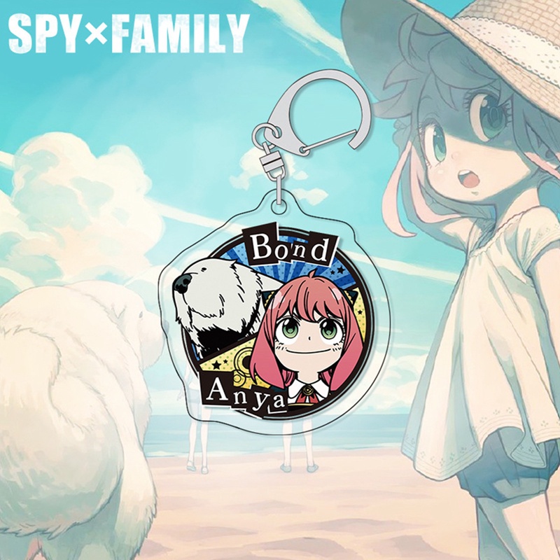 Khuôn Làm Móc Khóa Phong Cách Anime Spy X Family 6cm Thời Trang Nhật Bản