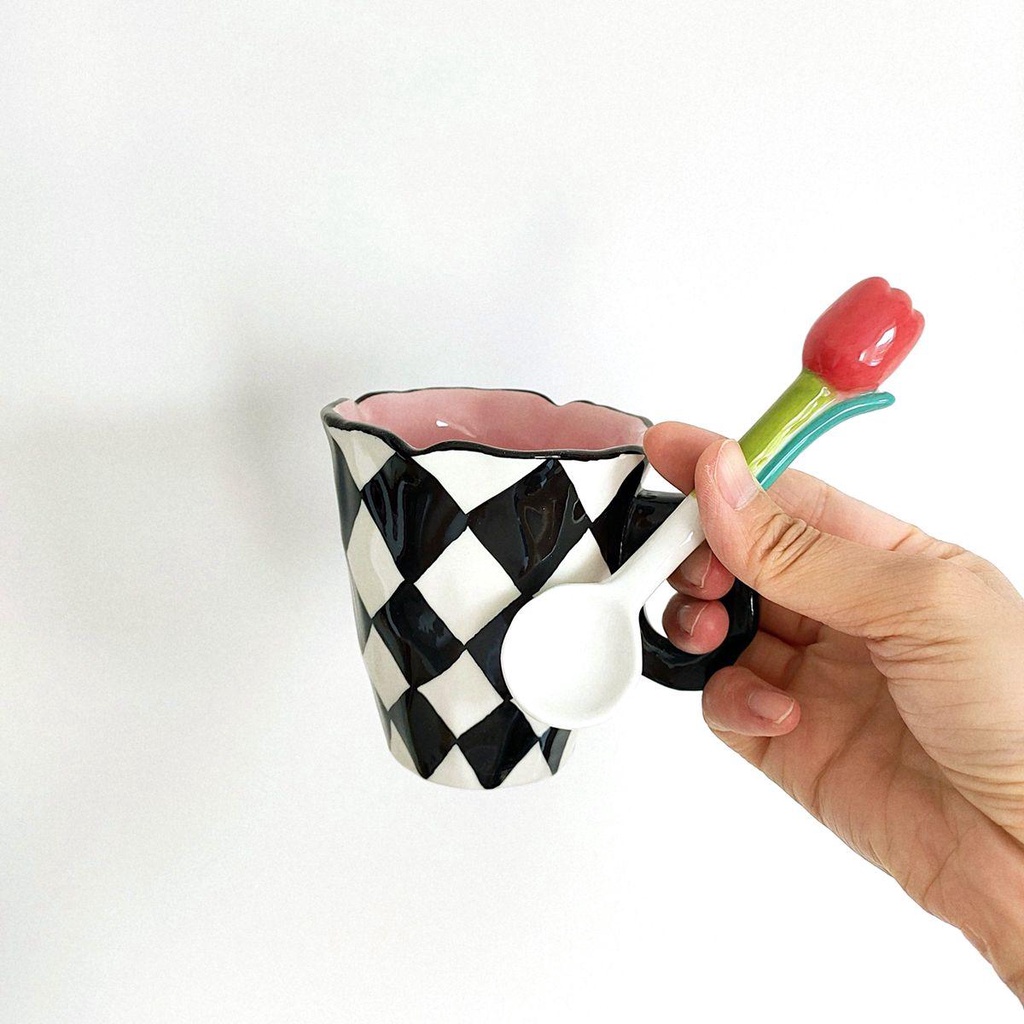 Muỗng Ăn Kem Hình Hoa Tulip Cách Nhiệt Tiện Dụng Cho Gia Đình