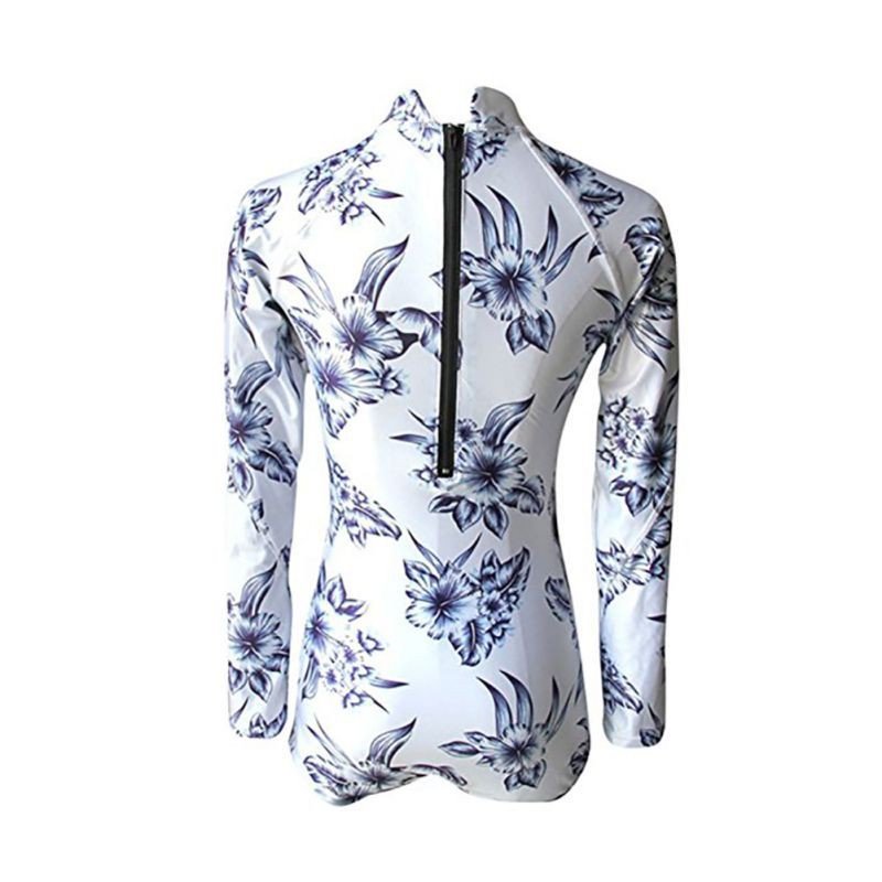 Đô bơi nữ 1 mảnh họa tiết hoa lá Retro | BigBuy360 - bigbuy360.vn