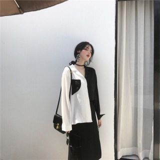 Áo sơ mi phối màu