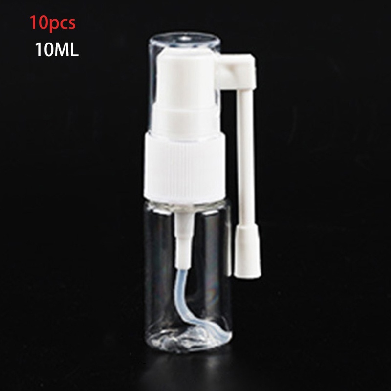 Set 10 Chai Rỗng Trong Suốt Dạng Xịt Đựng Dung Dịch Mỹ Phẩm Tiện Dụng