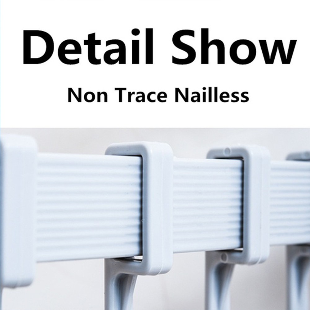 Giá Đỡ 6 Móc Treo Đồ Gắn Tường Đa Năng Chất Lượng Cao