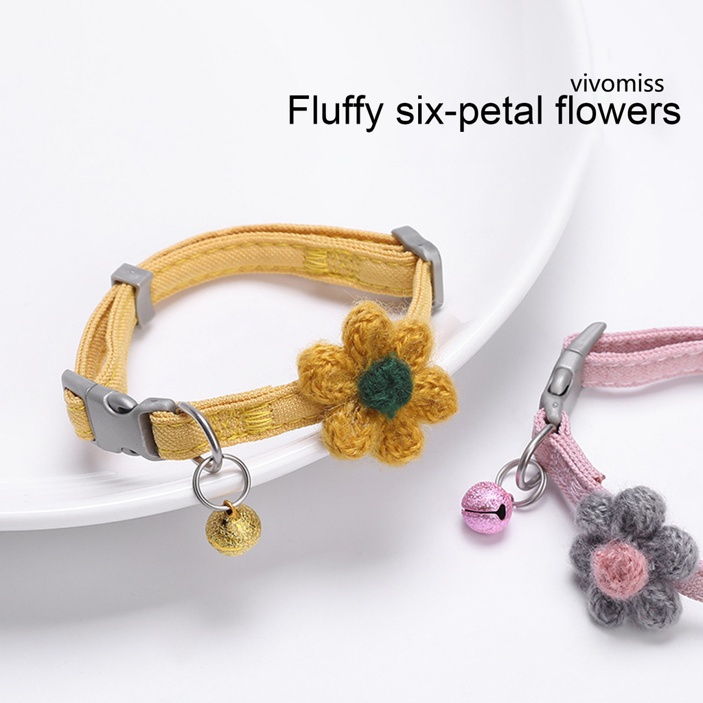 Vòng Đeo Cổ Gắn Hoa Xinh Xắn Cho Thú Cưng