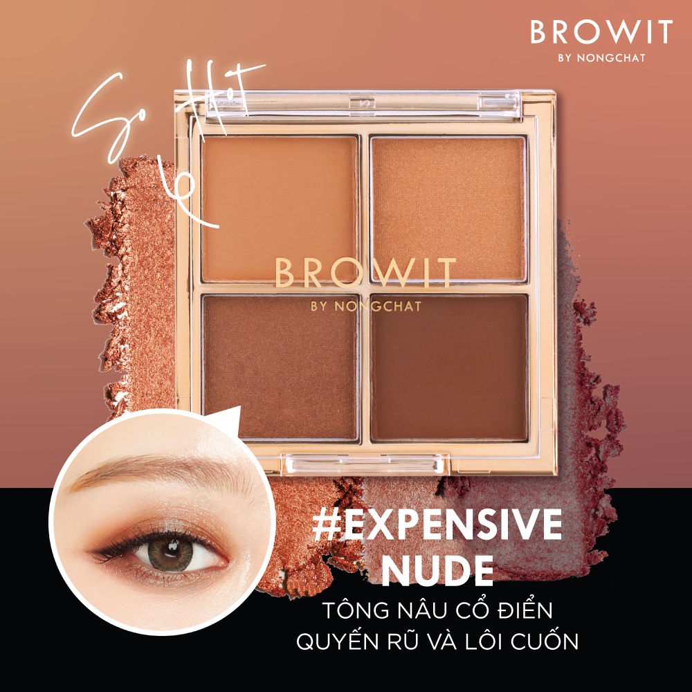 Bảng Phấn Mắt Browit Eyeshadow Palette 1g x 4Colors