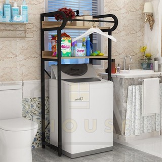 Kệ Máy Giặt Cửa Trên Mã KMG05 hính Hãng 9HOUSE Để Máy Giặt Cửa Trên Để Lò Vi Sóng Loại Khung Thép Dày Gỗ Chống Ẩm Cấp