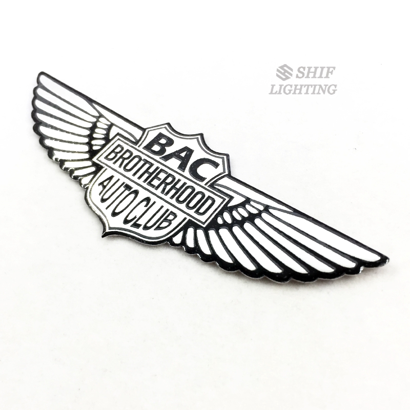 Logo trang trí xe ô tô bằng nhôm hình biểu tượng robot