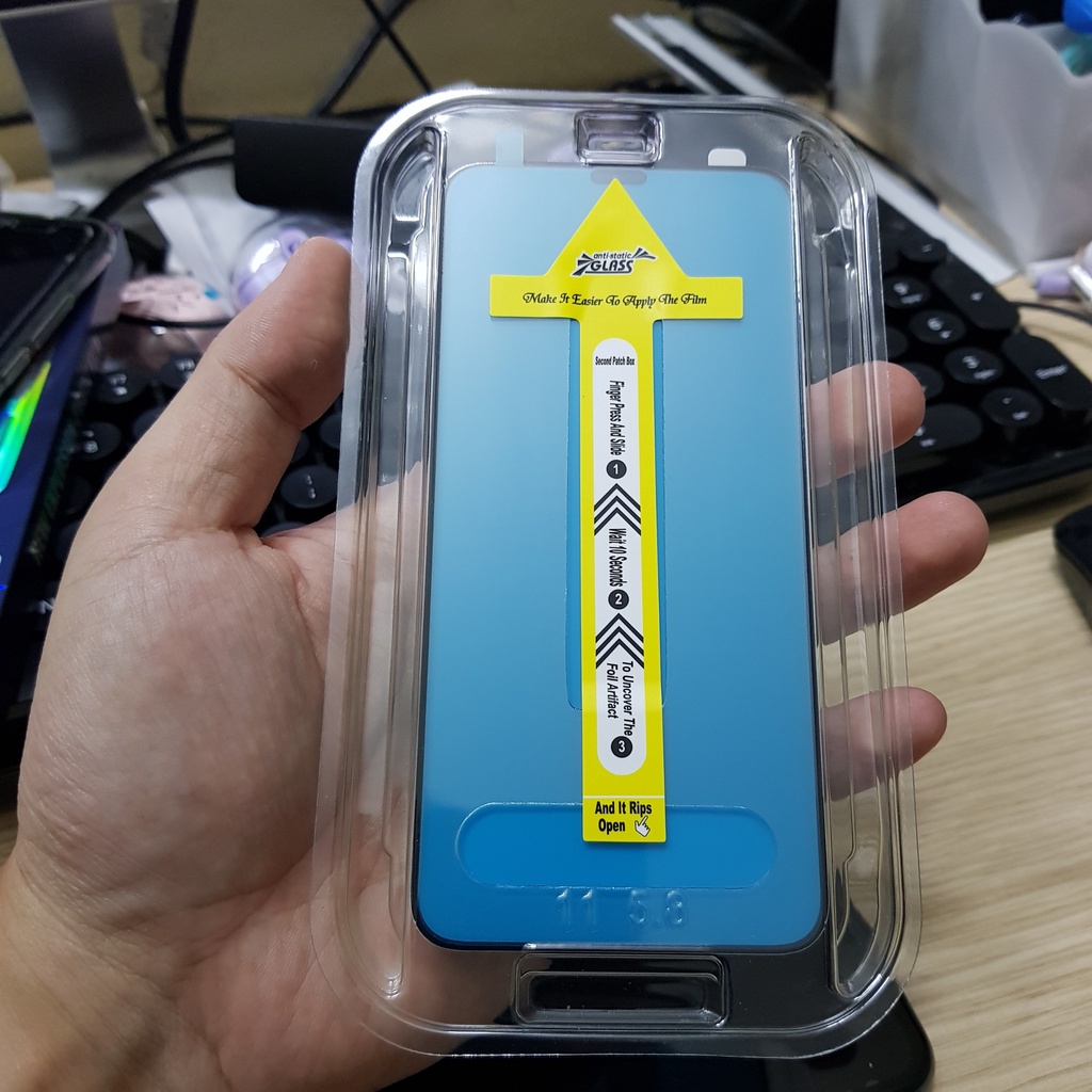 Kính cường lực ip full khung siêu cứng New blue arrow, dành cho ip x, xs, xr, xsmax, 11pro, 12, 12promax, 13promax