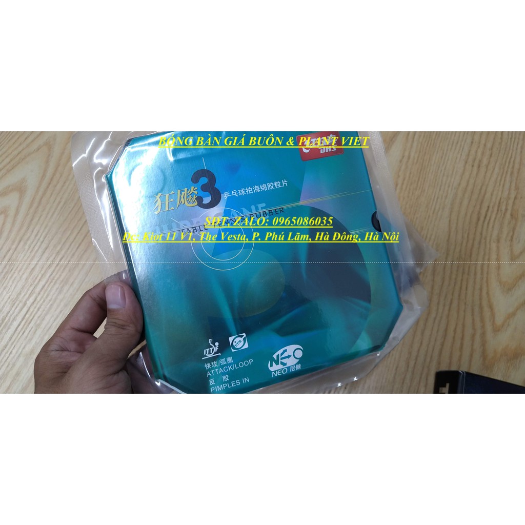 MẶT VỢT BÓNG BÀN HURRICANE III (H3) MARKET VÀ NEO MARKET VÀ PF4