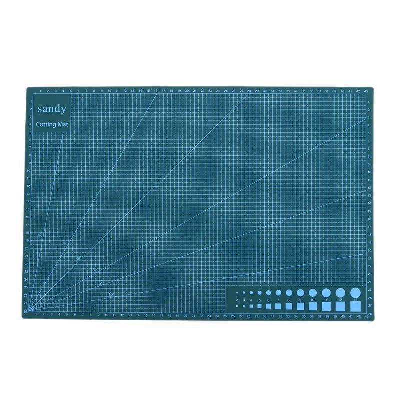 Bảng kê Cutting Mat,Tấm lót cắt giấy Cutting Mat A3 45*30cm,  thớt cắt giấy Kirigami khổ A3, tấm lót cắt giấy tự lành