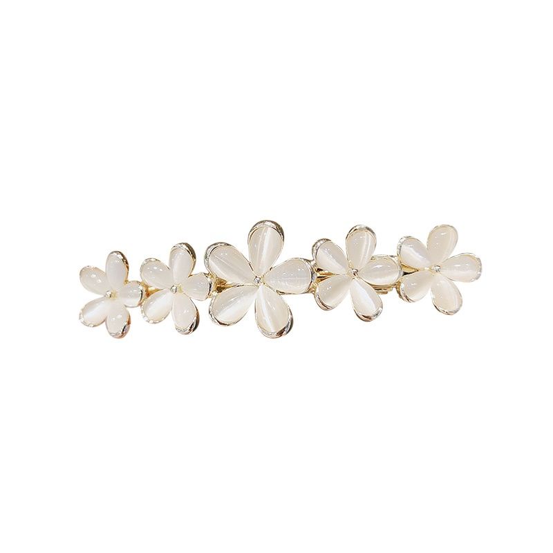 Hàng Mới Về Kẹp Tóc Hình Hoa Mắt Mèo Phong Cách Hàn Quốc Cho Nữ