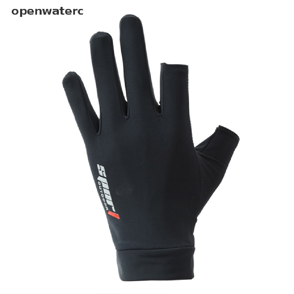 Găng Tay Đạp Xe Vải Lụa Lạnh Thoáng Khí Chống Trượt Có Thể Chạm Màn Hình Cảm Ứng