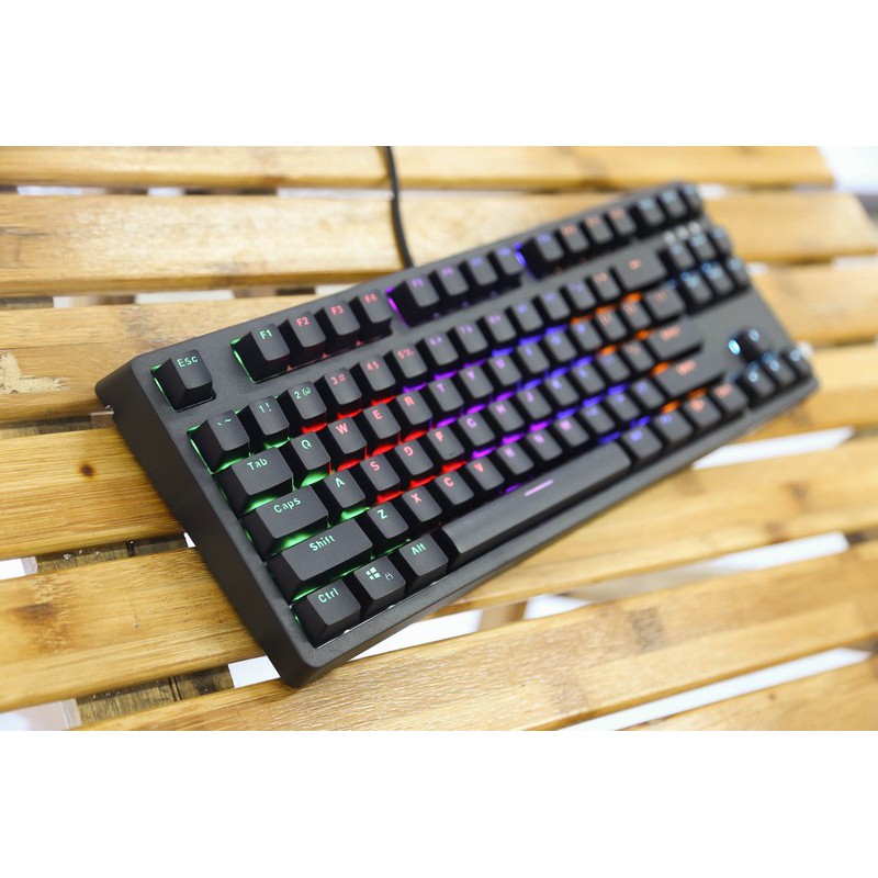 Bàn phím cơ E-Dra EK387 RGB Huano switch (BLUE,RED,BROWN SWITCH)- Bảo hành 2 năm