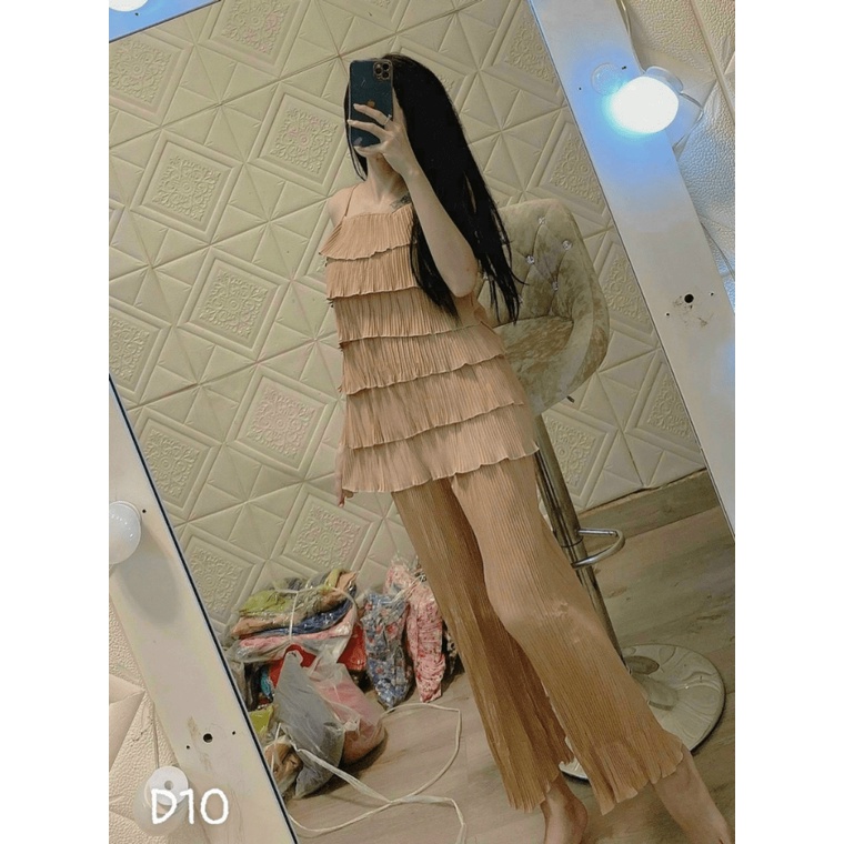 [HCM] SET BỘ ĐỒ DÀI NỮ ÁO LỚP TẦNG SIÊU ĐẸP SANG TRỌNG CHO CÁC CHỊ EM VALENTINA SHOP