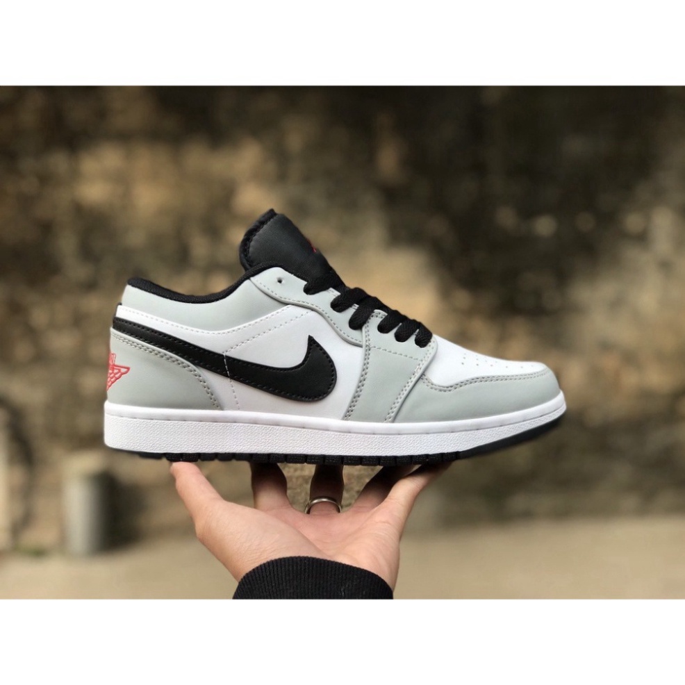 Giày Sneaker J.O.R.D.A.N 1 Trắng Xám Thấp Cổ (FULL BOX BILL) | BigBuy360 - bigbuy360.vn