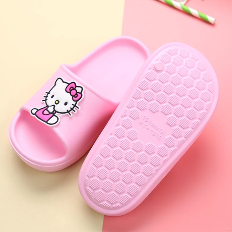Giày Sandal In Hình Mèo Kitty Đáng Yêu Cho Bé