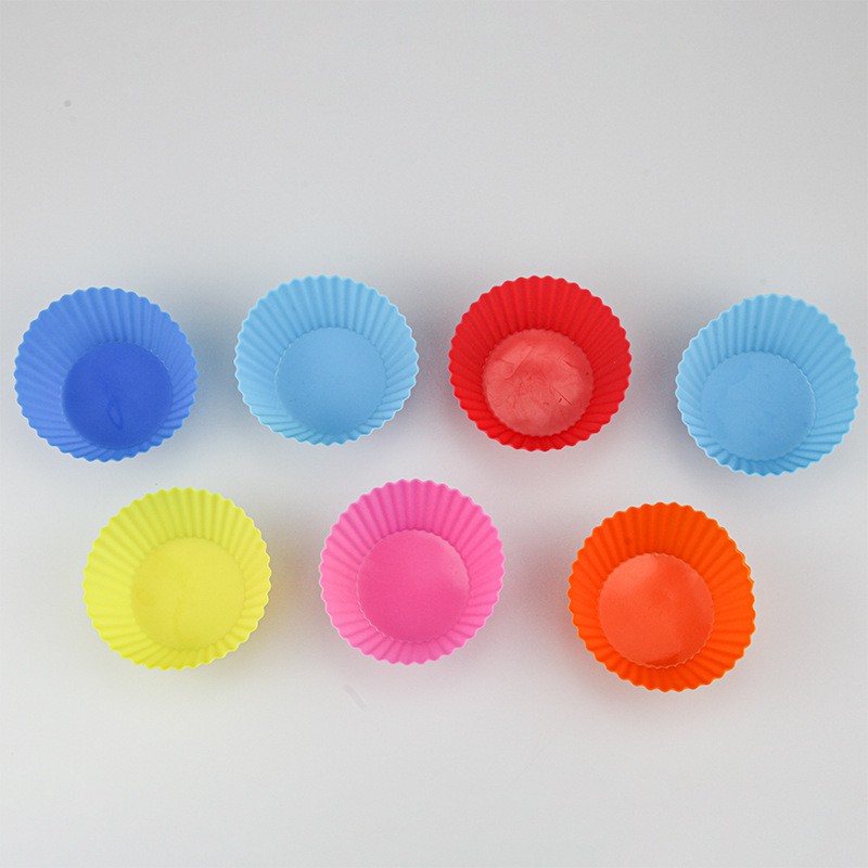 [HÀNG CÓ SẴN] Khuôn cupcake silicon 7cm Dụng Cụ Làm Bánh Khuôn Làm Bánh Bông Lan, Muffin, Thạch, Rau Câu Tiện Lợi