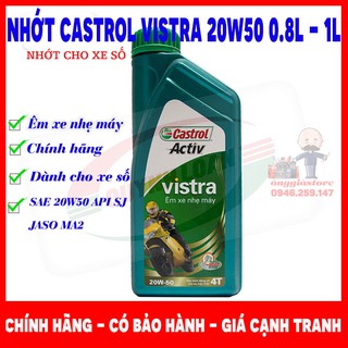 Nhớt Castrol Vistra 20W-50 chính hãng hàng có sẵn PT53