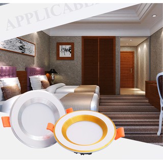 Đèn led âm trần 3W/7W/9W