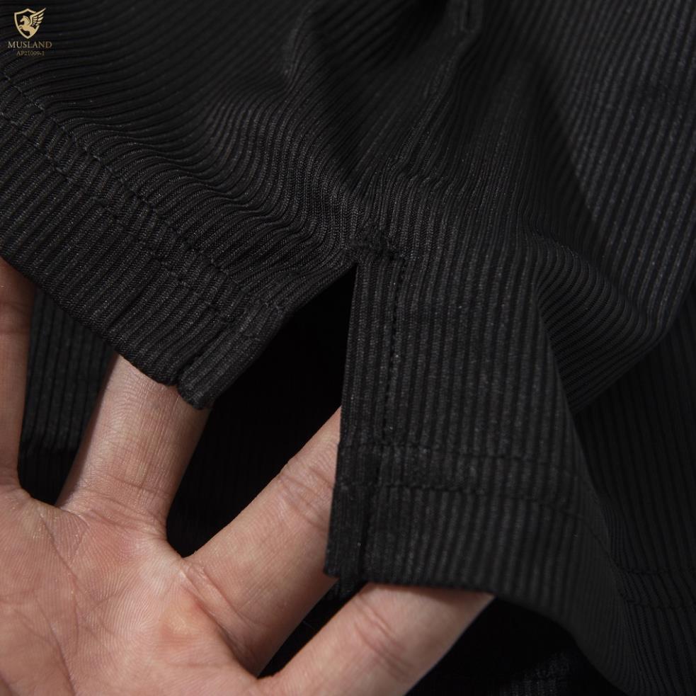 Áo Polo Cotton Compact Prime Musland AP21009 - Áo Polo Nam Co Giãn, Siêu Thoáng Mát