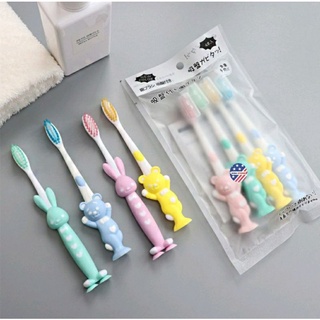 Set 4 bàn chải đánh răng cho bé