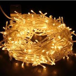 Combo 100 dây led trang trí chớp 5m (trắng, vàng, đủ màu, hồng, tím, lá xanh dương, vàng)